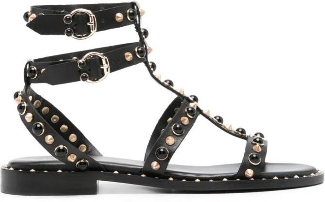 Ash Passion sandalen met studs Zwart