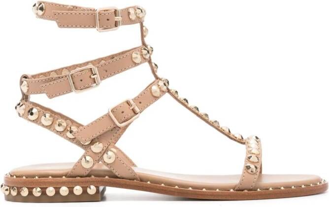 Ash Leren sandalen Beige