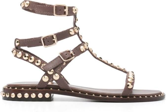 Ash Leren sandalen Bruin