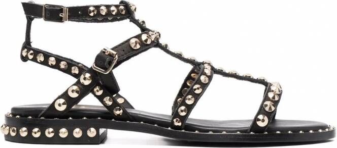 Ash Precious sandalen met studs Zwart