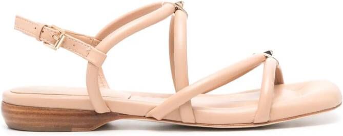 Ash Ruby leren sandalen Beige