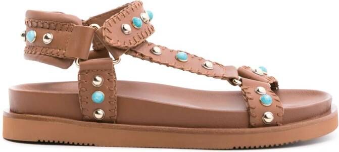 Ash Sandalen verfraaid met studs Bruin