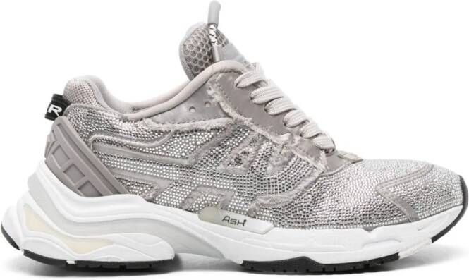 Ash The Race sneakers verfraaid met stras Zilver