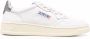 Autry Low top sneakers dames leer leer Stof rubber 38 Wit - Thumbnail 1