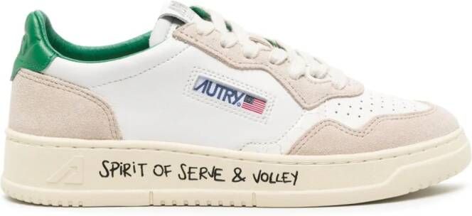 Autry Medalist leren sneakers Wit