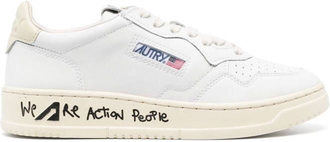 Autry Medalist low-top sneakers Wit