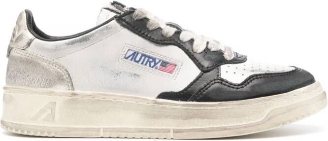 Autry Super Vintage leren sneakers Wit