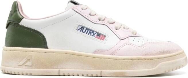 Autry Super Vintage sneakers met vlakken Wit