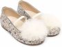 BabyWalker Ballerina's met glitter pompon Goud - Thumbnail 1