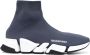 Balenciaga 2.0 Speed soksneakers Blauw - Thumbnail 1