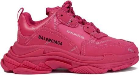 Balenciaga Kids Leren sneakers Roze