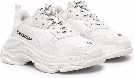 Balenciaga Kids Triple S sneakers Wit