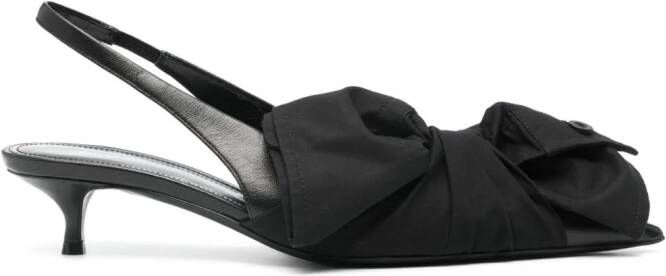 Balenciaga Leren pumps Zwart