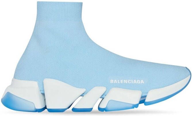 Balenciaga Speed 2.0 high-top sneakers Blauw