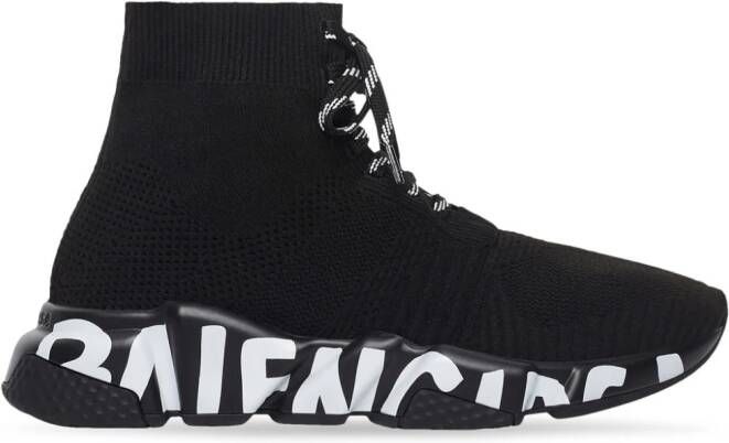 Balenciaga Speed Graffiti soksneakers Zwart