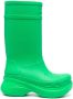 Balenciaga x Crocs chunky regenlaarzen Groen - Thumbnail 1