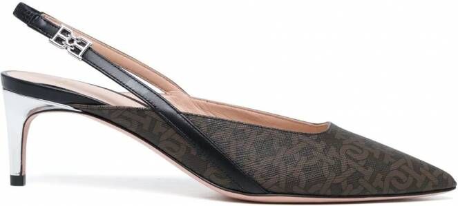 Bally Edeline pumps met monogram Zwart