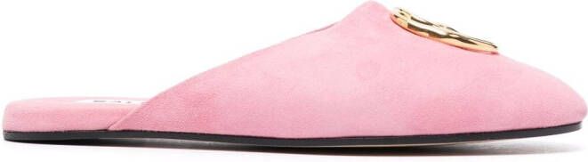 Bally Gylon leren slippers Roze