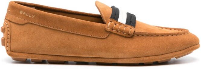 Bally Kansan suède loafers Bruin