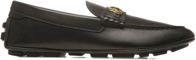 Bally Keeper leren bootschoenen Zwart