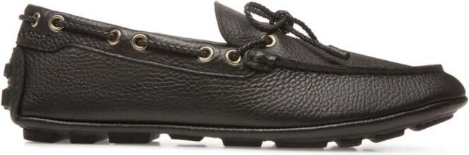 Bally Kyan leren loafers Zwart