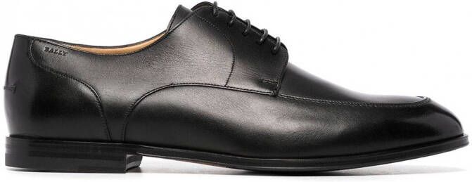 Bally Leren derby schoenen Zwart