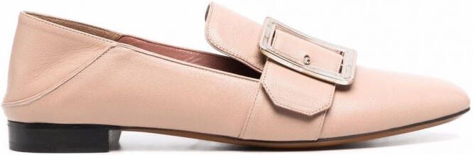 Bally Leren loafers Beige