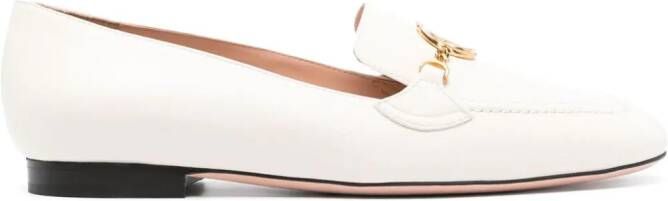 Bally Leren loafers Beige