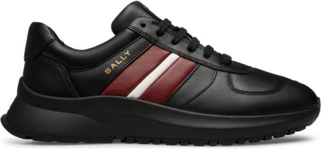 Bally Leren sneakers Zwart