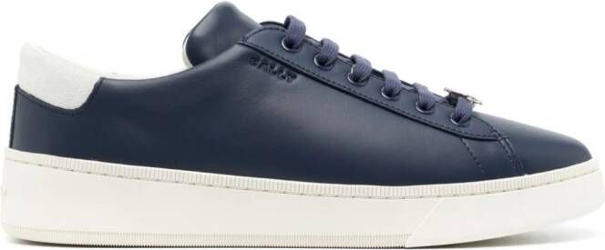 Bally Leren sneakers Blauw