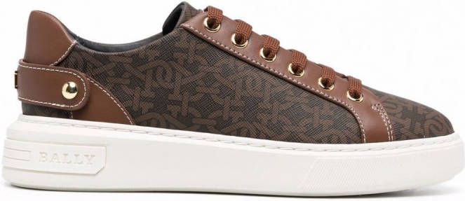 Bally Malya sneakers met monogram Bruin