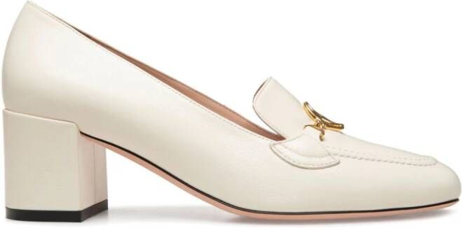 Bally Obrien leren pumps Beige