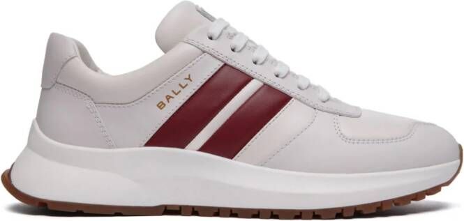 Bally Outline sneakers met logoprint Wit