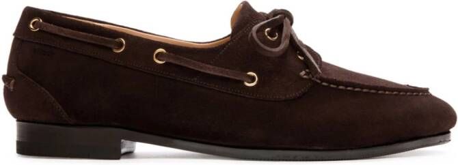 Bally Plume leren loafers Bruin