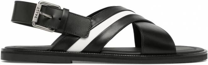 Bally Sandalen met open neus Zwart