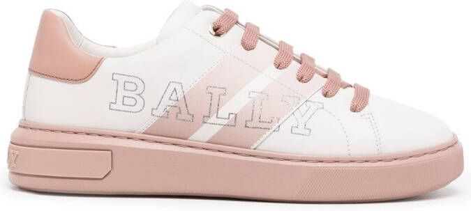 Bally Sneakers met glitter Wit