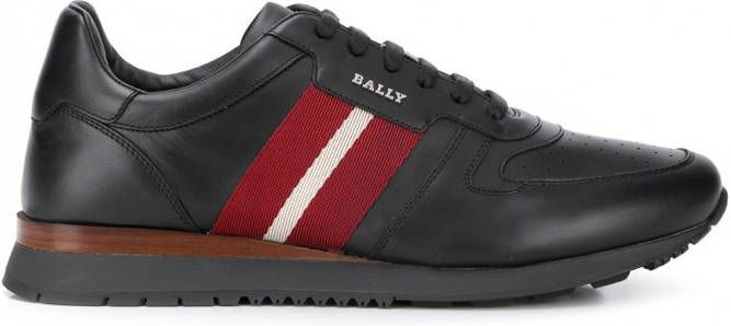 Bally Sneakers met logo Zwart