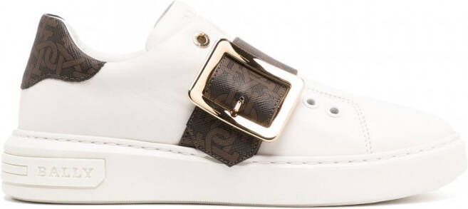 Bally Sneakers met monogram patroon Wit