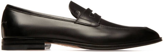 Bally Webb leren loafers Zwart