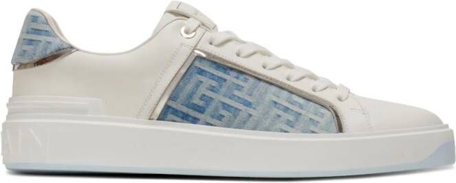 Balmain B-Court leren sneakers Wit