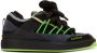 Balmain B-Court Puffy Skate trainers in kalfsleer en suède Black Heren - Thumbnail 2