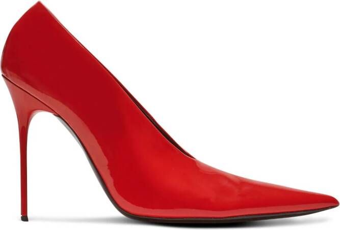 Balmain Gelakte pumps 95 mm Rood