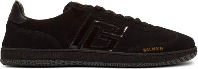 Balmain Suède sneakers Zwart