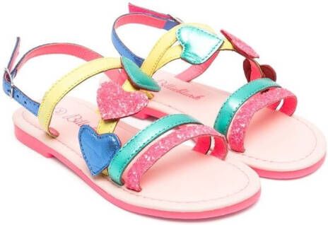 Billieblush Sandalen met hart patch Roze