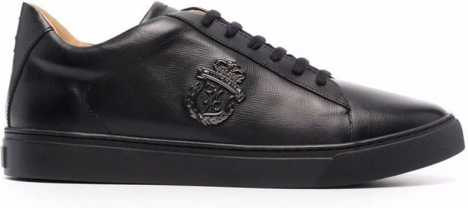 Billionaire Crest low-top sneakers Zwart