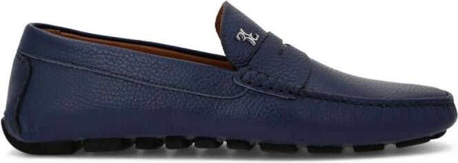 Billionaire Leren loafers Blauw