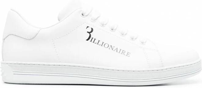 Billionaire Sneakers met logoprint Wit