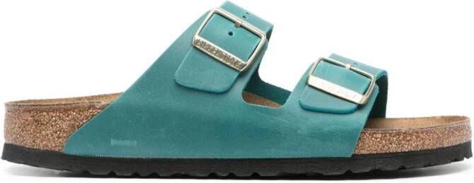 Birkenstock Arizona leren sandalen Blauw