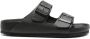 Birkenstock Arizona leren sandalen Zwart - Thumbnail 1