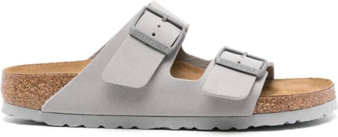 Birkenstock Arizona leren sandalen Grijs